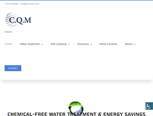 Tablet Screenshot of cqm-tech.com